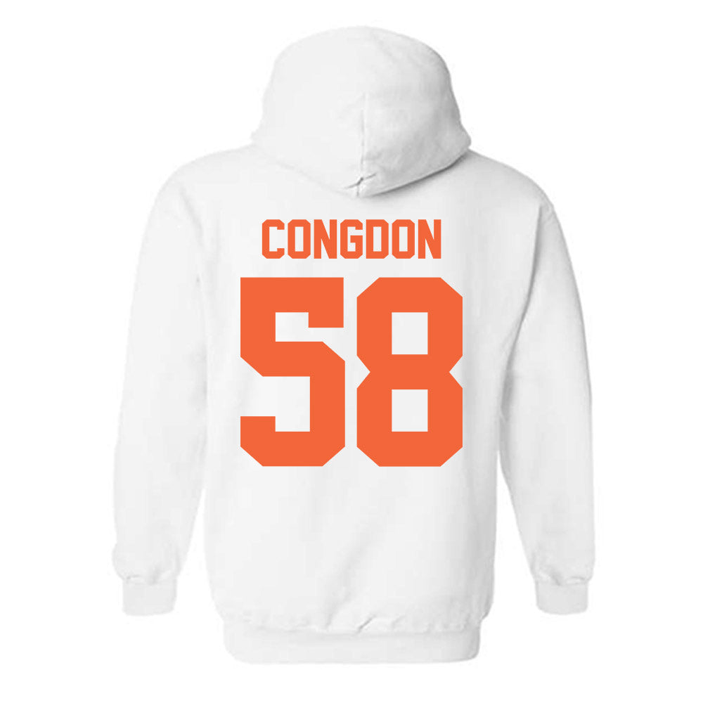 Miami - NCAA Football : Ben Congdon - Classic Shersey Hooded Sweatshirt-1