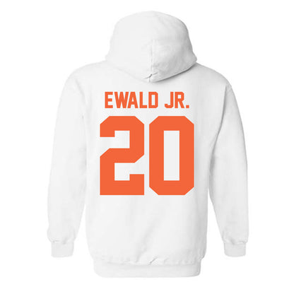 Miami - NCAA Football : Chris Ewald Jr. - Classic Shersey Hooded Sweatshirt-1