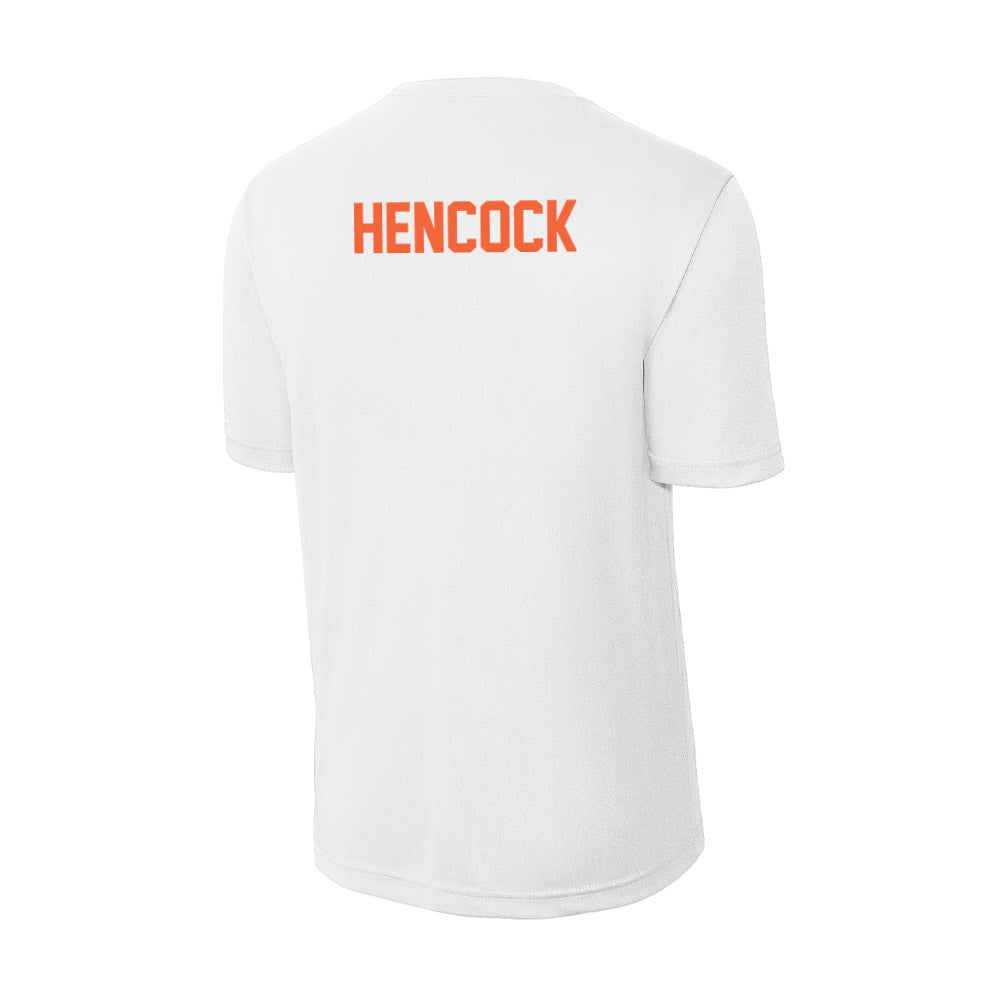 Miami - NCAA Women's Track & Field : Emma Hencock - Classic Shersey Activewear T-Shirt-1