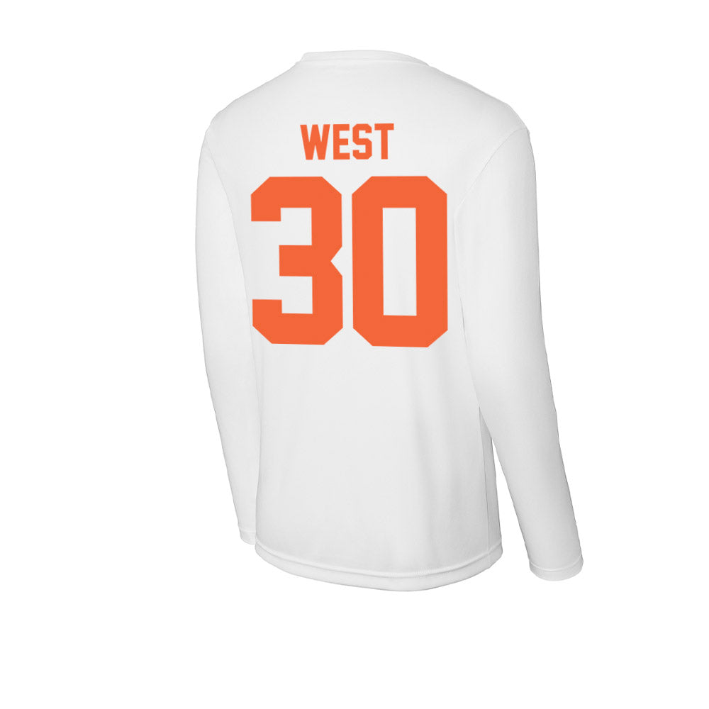 Miami - NCAA Baseball : Brylan West - Classic Shersey Activewear Long Sleeve T-Shirt-1