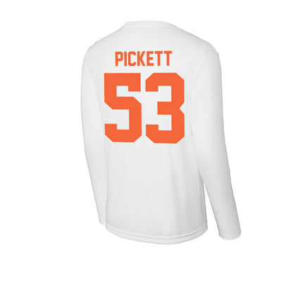 Miami - NCAA Football : Canon Pickett - Classic Shersey Activewear Long Sleeve T-Shirt-1
