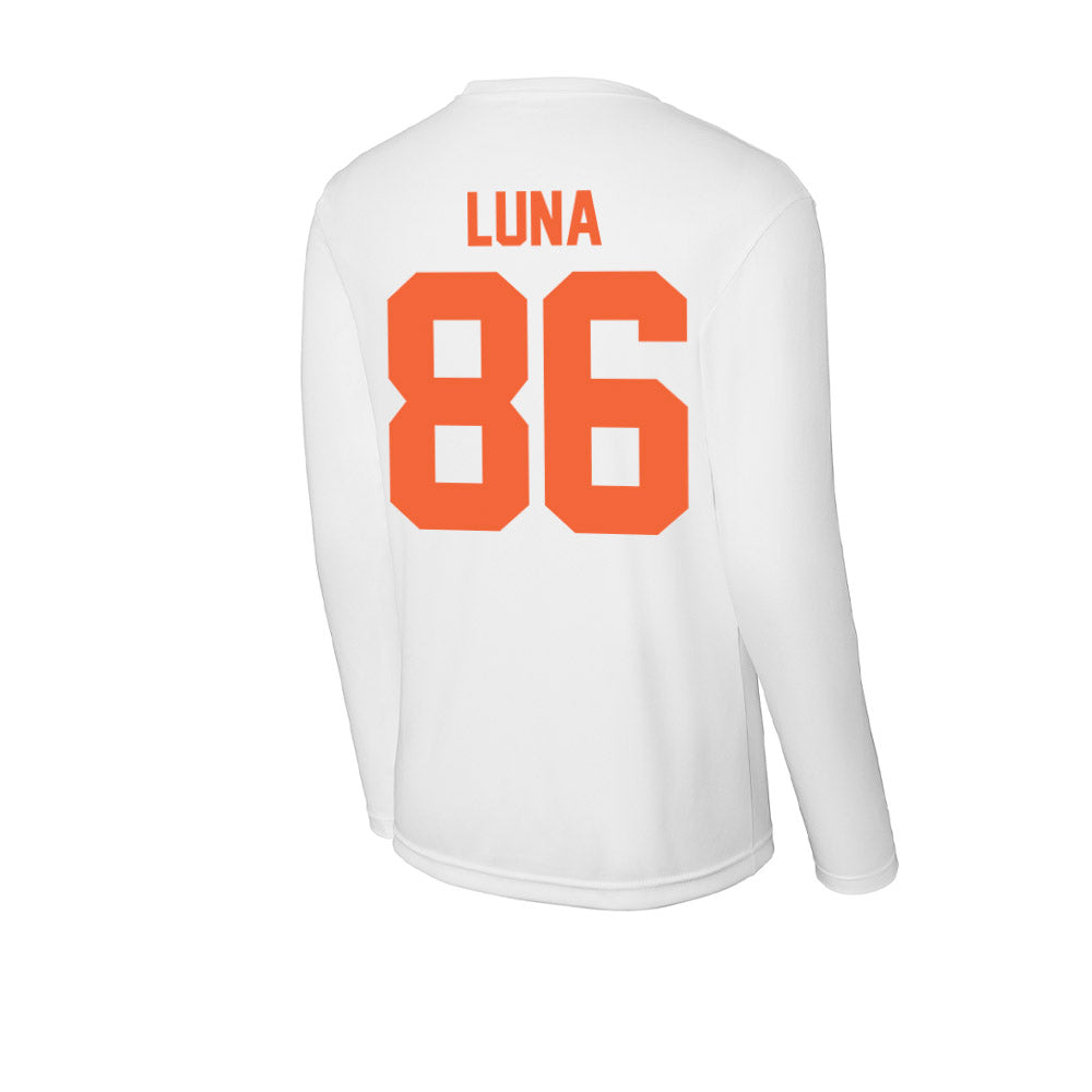 Miami - NCAA Football : Kolby Luna - Classic Shersey Activewear Long Sleeve T-Shirt-1