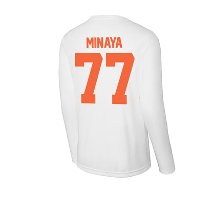 Miami - NCAA Football : Juan Minaya - Classic Shersey Activewear Long Sleeve T-Shirt-1
