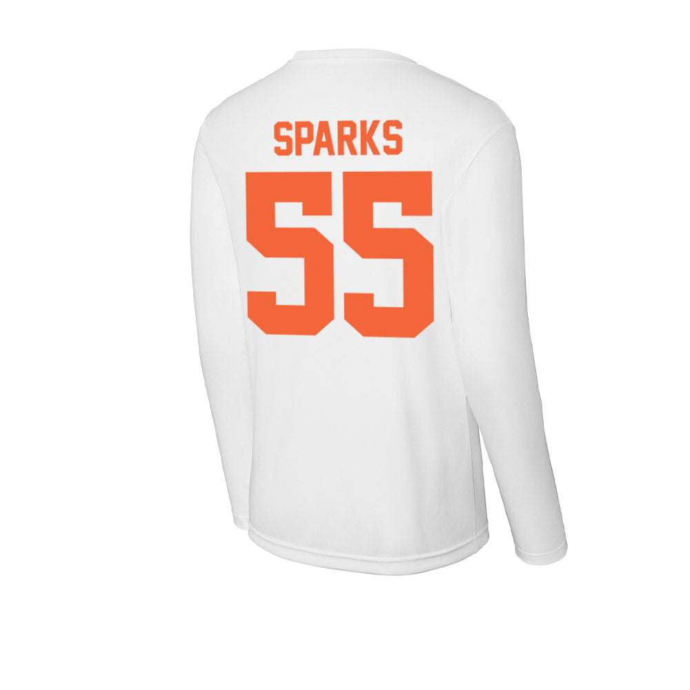 Miami - NCAA Football : JJ Sparks - Classic Shersey Activewear Long Sleeve T-Shirt-1
