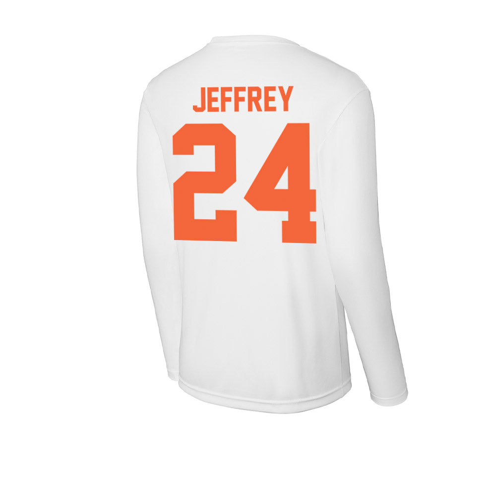 Miami - NCAA Baseball : Donavan Jeffrey - Classic Shersey Activewear Long Sleeve T-Shirt-1