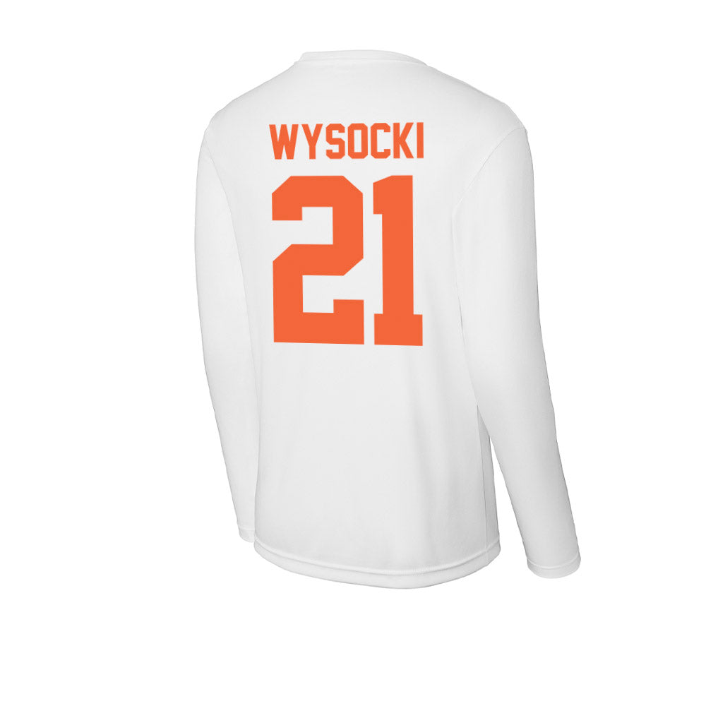 Miami - NCAA Women's Soccer : Carlie Wysocki - Classic Shersey Activewear Long Sleeve T-Shirt-1