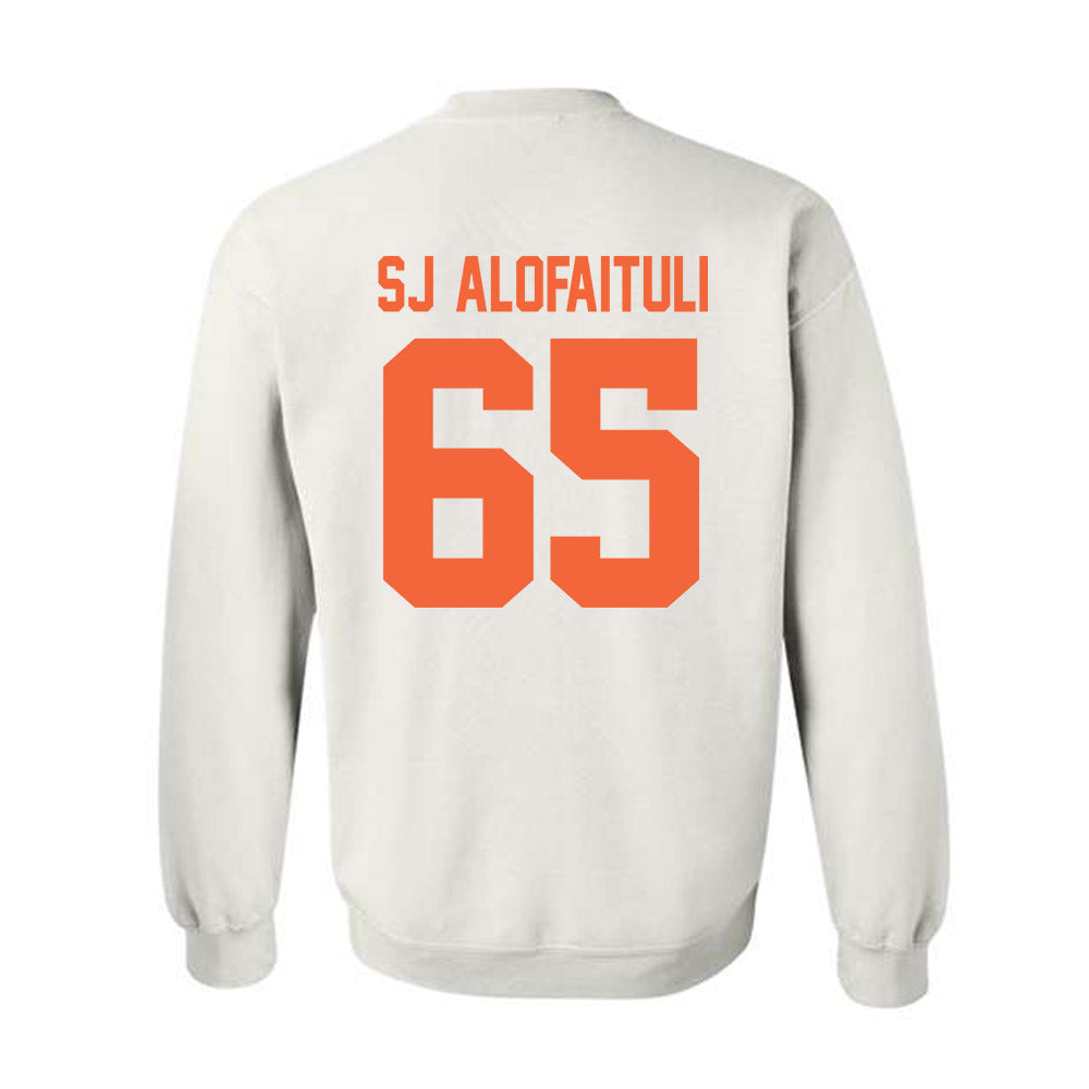Miami - NCAA Football : Seuseu "SJ" Alofaituli - Classic Shersey Crewneck Sweatshirt-1
