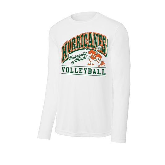 Miami - NCAA Women's Volleyball : Denitsa Angelova - Classic Shersey Activewear Long Sleeve T-Shirt-0