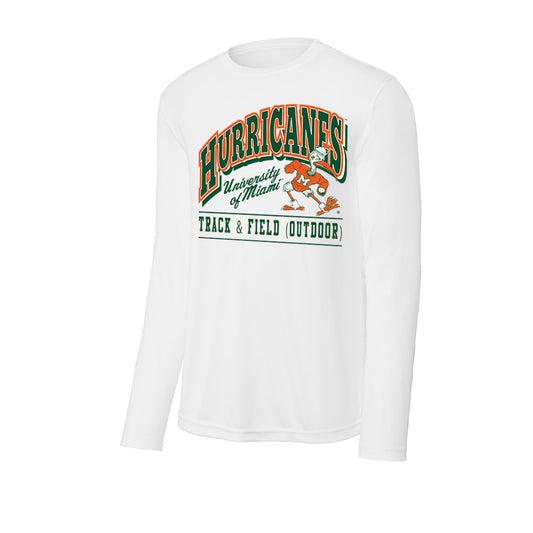 Miami - NCAA Women's Track & Field : Jemima Mills - Classic Shersey Activewear Long Sleeve T-Shirt-0