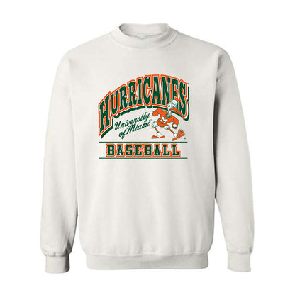 Miami - NCAA Baseball : Lj Drummond - Classic Shersey Crewneck Sweatshirt-0