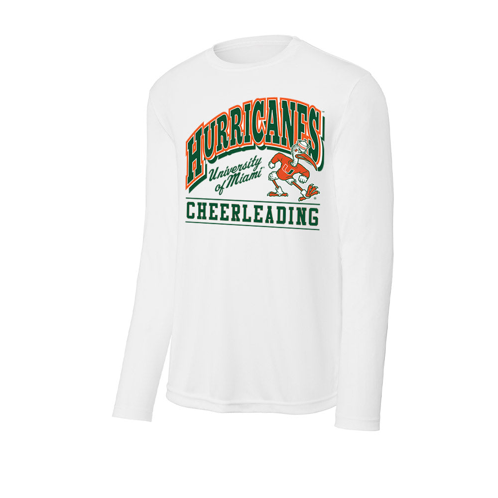 Miami - NCAA Cheerleading : Bella Yetts - Classic Shersey Activewear Long Sleeve T-Shirt-0