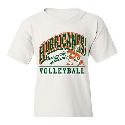 Miami - NCAA Women's Volleyball : Avery Bain - Classic Shersey Youth T-Shirt-0