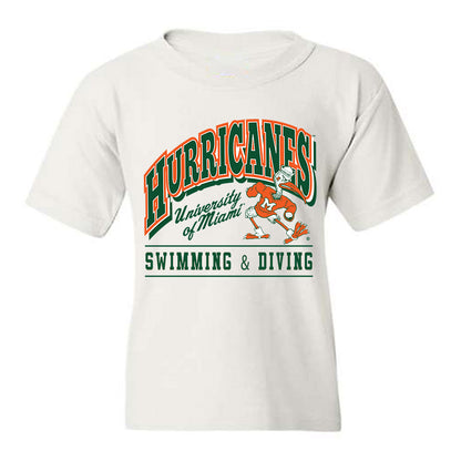Miami - NCAA Men's Swimming & Diving : Mohamed Farouk - Classic Shersey Youth T-Shirt-0