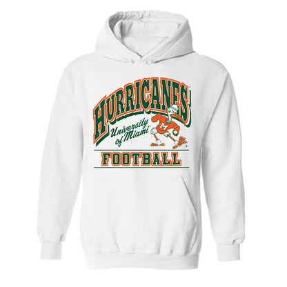 Miami - NCAA Football : Nick Thomas - Classic Shersey Hooded Sweatshirt-0
