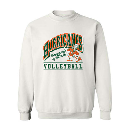 Miami - NCAA Women's Volleyball : Logan Wiley - Classic Shersey Crewneck Sweatshirt-0