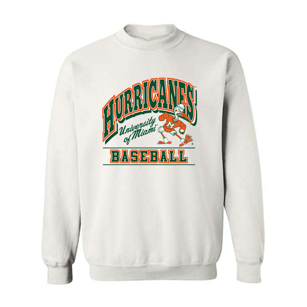 Miami - NCAA Baseball : Frank Menendez - Classic Shersey Crewneck Sweatshirt-0