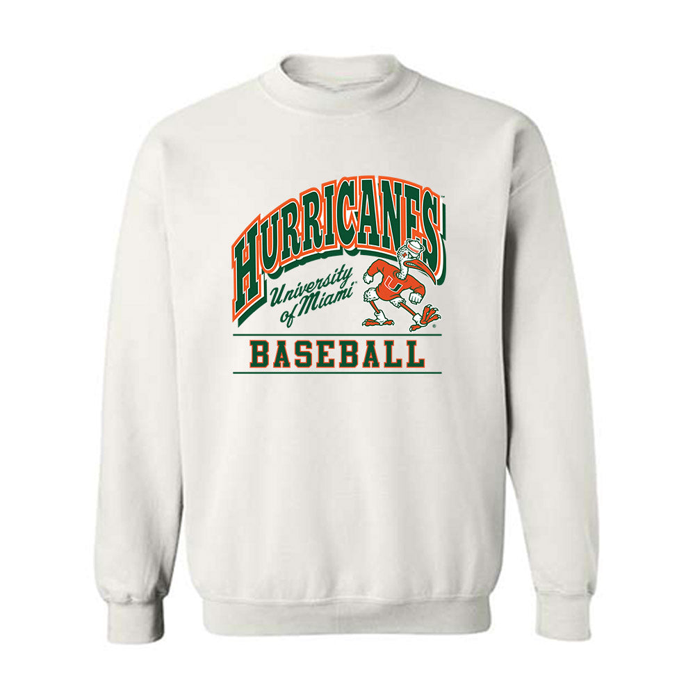 Miami - NCAA Baseball : Packy Bradley-Cooney - Classic Shersey Crewneck Sweatshirt-0