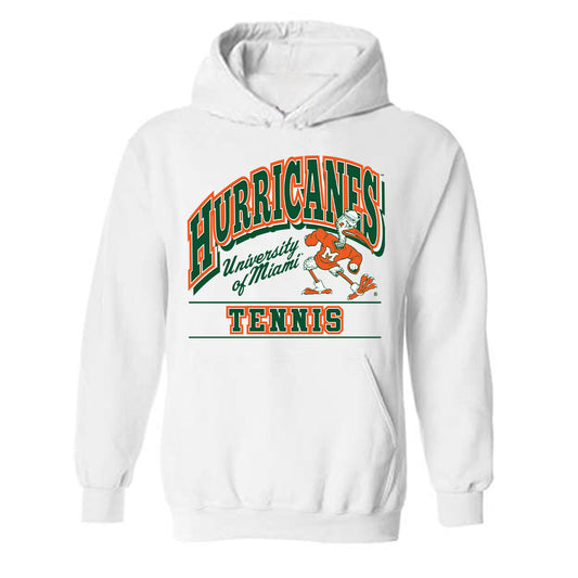 Miami - NCAA Men's Tennis : Saud Alhogbani - Classic Shersey Hooded Sweatshirt-0