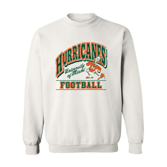 Miami - NCAA Football : Jakob Weinberg - Classic Shersey Crewneck Sweatshirt-0