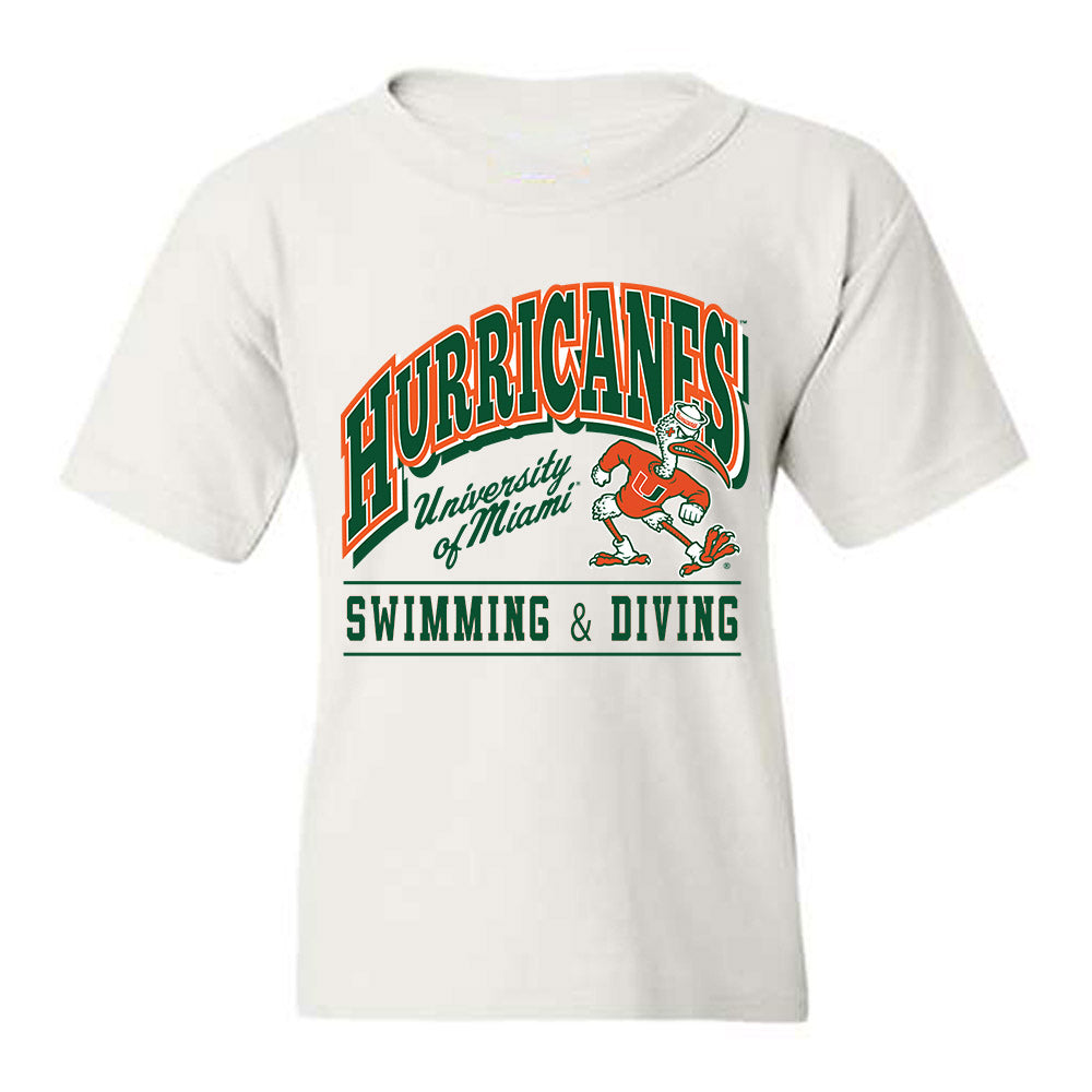 Miami - NCAA Women's Swimming & Diving : Leah Treglia - Classic Shersey Youth T-Shirt-0