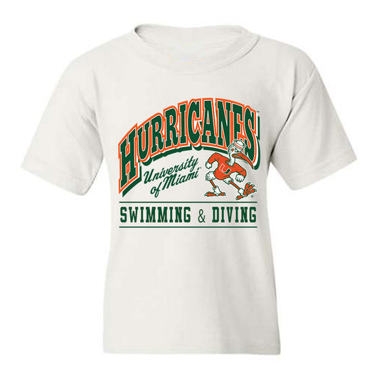 Miami - NCAA Women's Swimming & Diving : Leah Treglia - Classic Shersey Youth T-Shirt-0