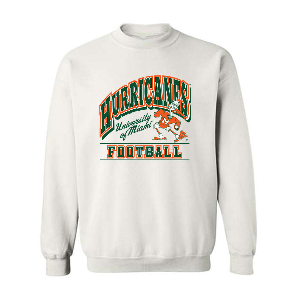 Miami - NCAA Football : Asharri Charles - Classic Shersey Crewneck Sweatshirt-0