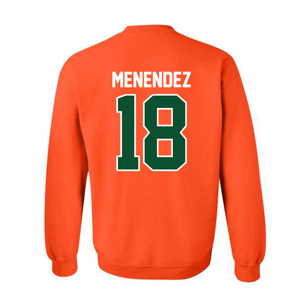Miami - NCAA Baseball : Frank Menendez - Classic Shersey Crewneck Sweatshirt-1