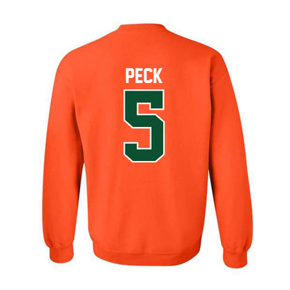 Miami - NCAA Women's Soccer : Amanda Peck - Classic Shersey Crewneck Sweatshirt-1