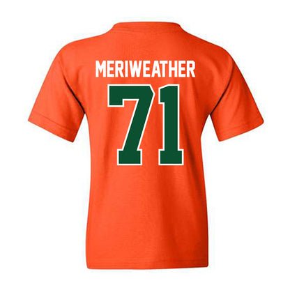 Miami - NCAA Football : Jamal Meriweather - Classic Shersey Youth T-Shirt-1