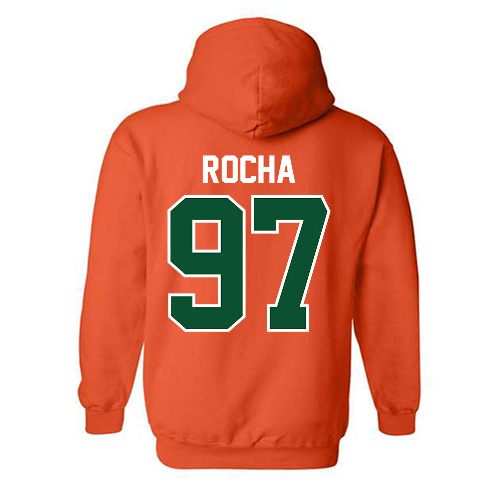 Miami - NCAA Football : Will Rocha - Classic Shersey Hooded Sweatshirt-1