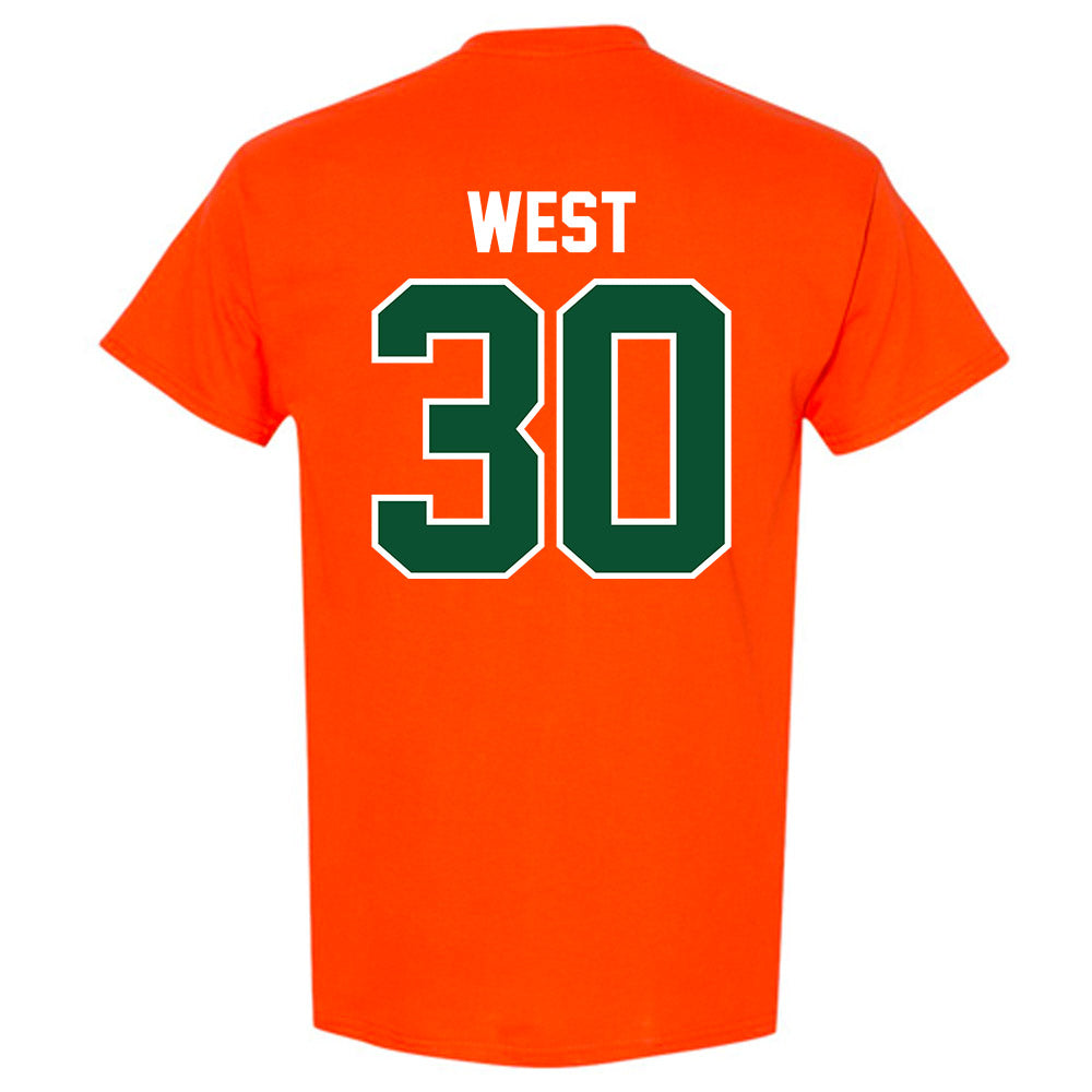 Miami - NCAA Baseball : Brylan West - Classic Shersey T-Shirt-1