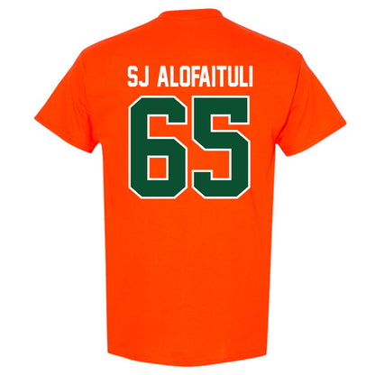 Miami - NCAA Football : Seuseu "SJ" Alofaituli - Classic Shersey T-Shirt-1