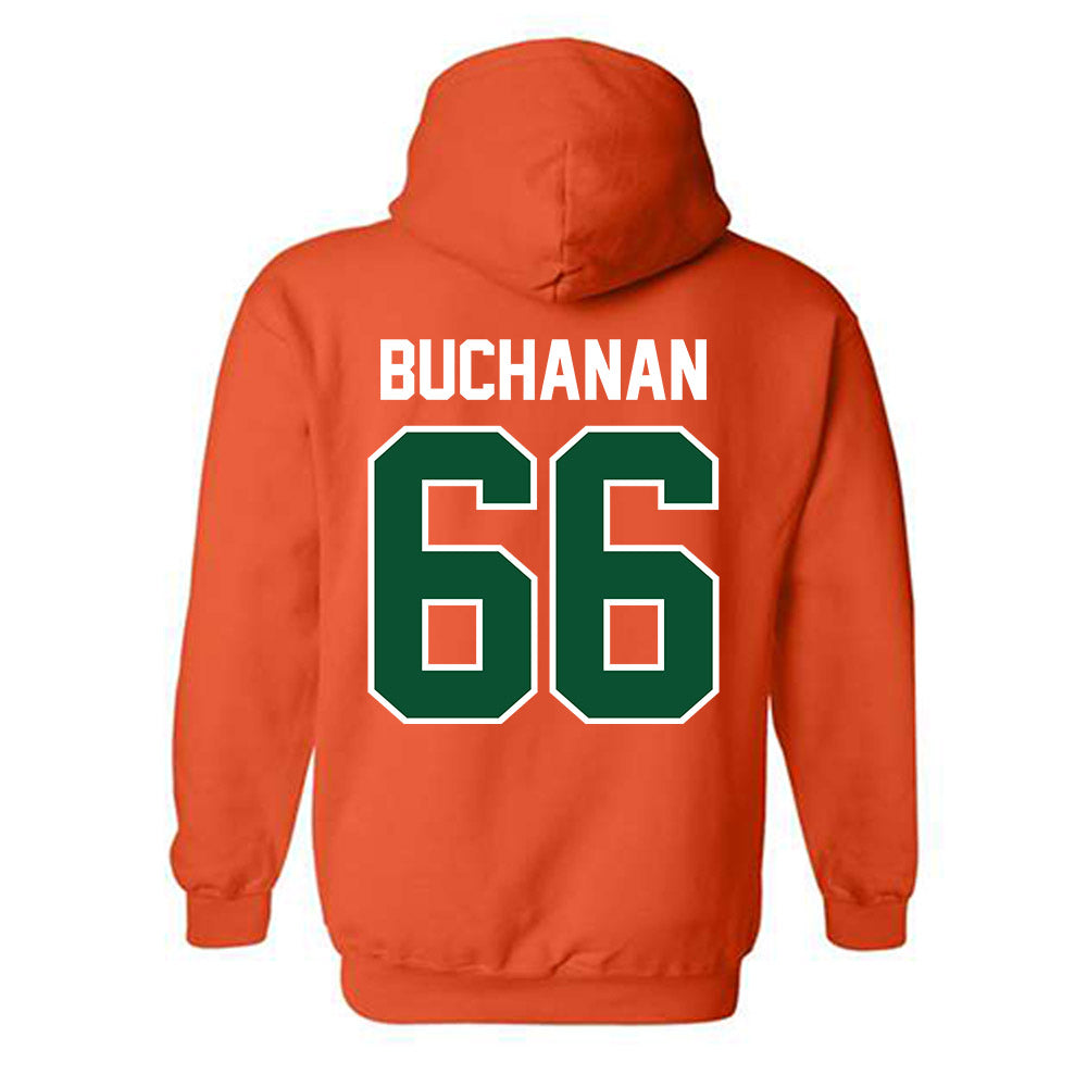 Miami - NCAA Football : Max Buchanan - Classic Shersey Hooded Sweatshirt-1