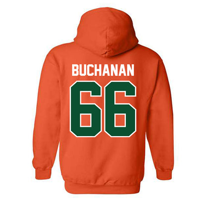 Miami - NCAA Football : Max Buchanan - Classic Shersey Hooded Sweatshirt-1