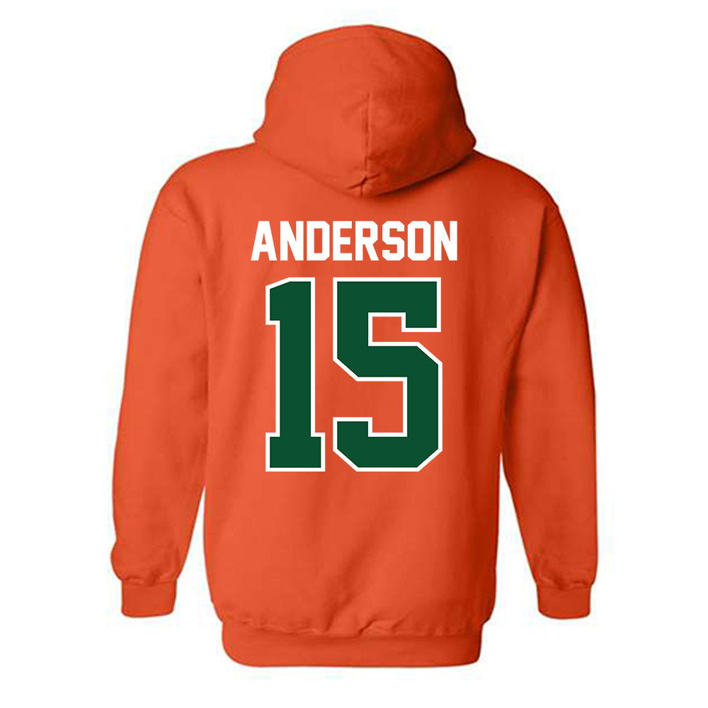 Miami - NCAA Football : Judd Anderson - Classic Shersey Hooded Sweatshirt-1