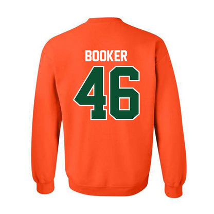 Miami - NCAA Football : Adam Booker - Classic Shersey Crewneck Sweatshirt-1
