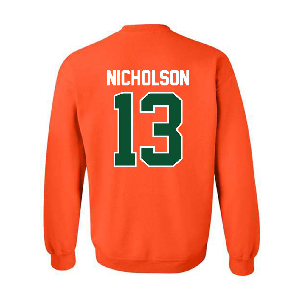 Miami - NCAA Women's Soccer : Crosby Nicholson - Classic Shersey Crewneck Sweatshirt-1