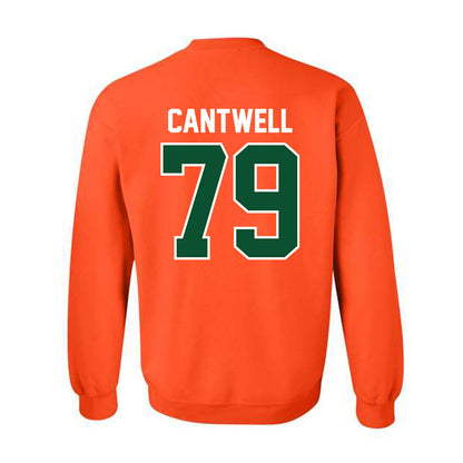Miami - NCAA Football : Jackson Cantwell - Classic Shersey Crewneck Sweatshirt-1
