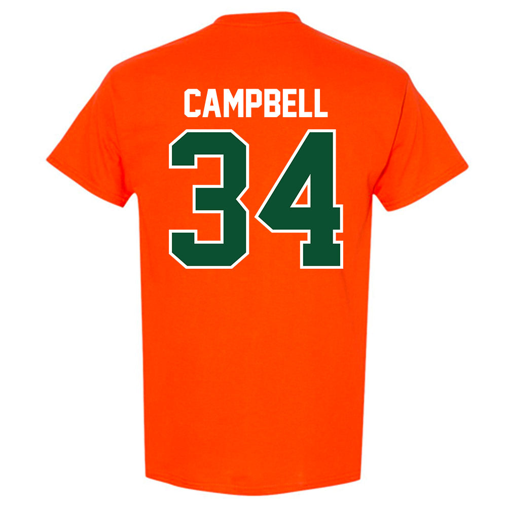 Miami - NCAA Football : Jordan Campbell - Classic Shersey T-Shirt-1