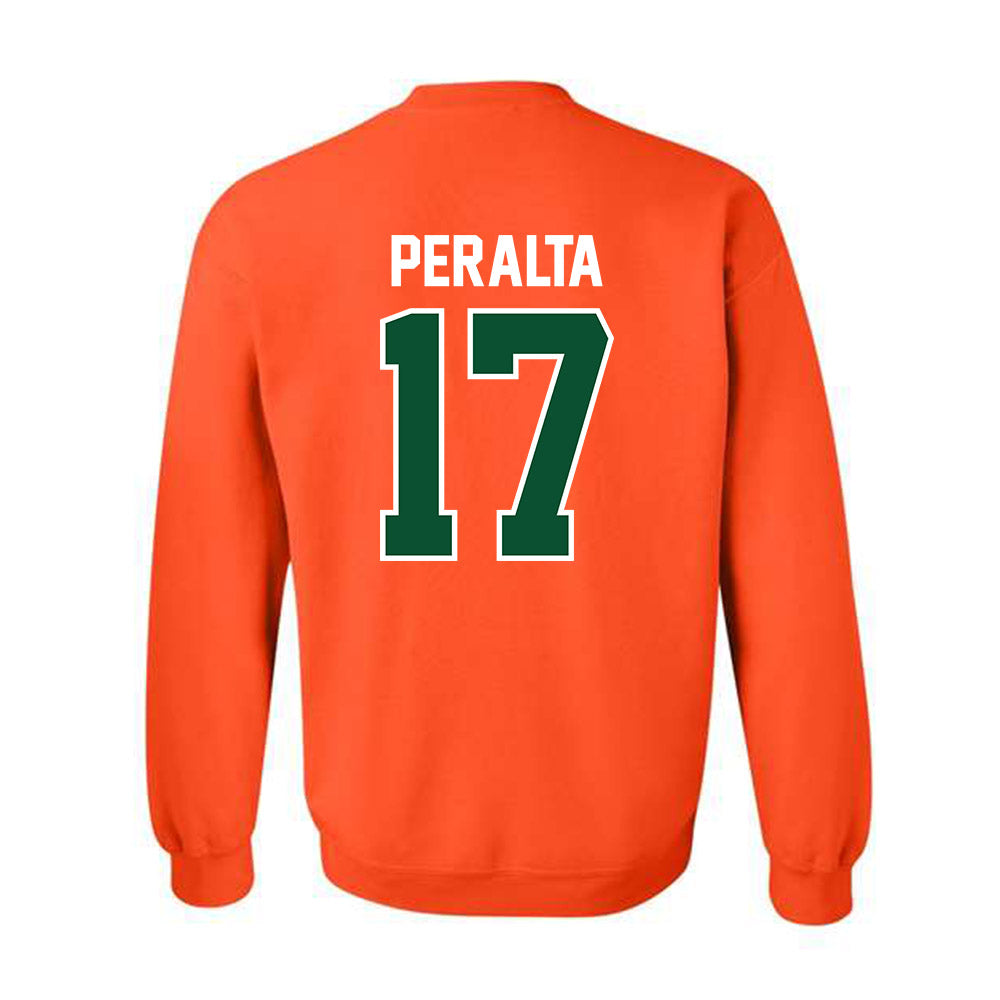 Miami - NCAA Baseball : Fabio Peralta - Classic Shersey Crewneck Sweatshirt-1