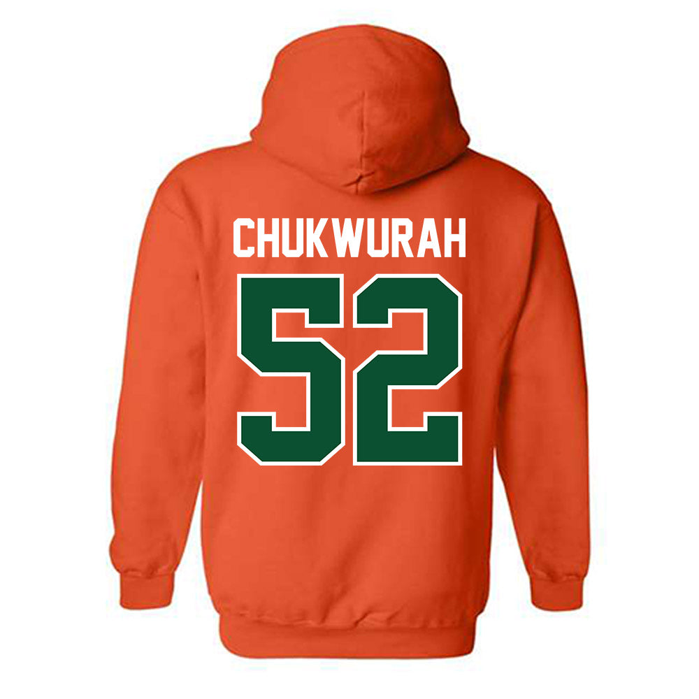 Miami - NCAA Football : Isaac Chukwurah - Classic Shersey Hooded Sweatshirt-1