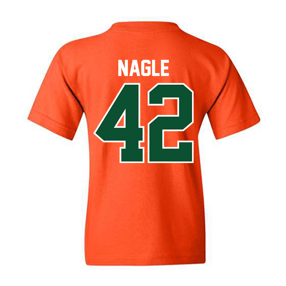 Miami - NCAA Football : Logan Nagle - Classic Shersey Youth T-Shirt-1