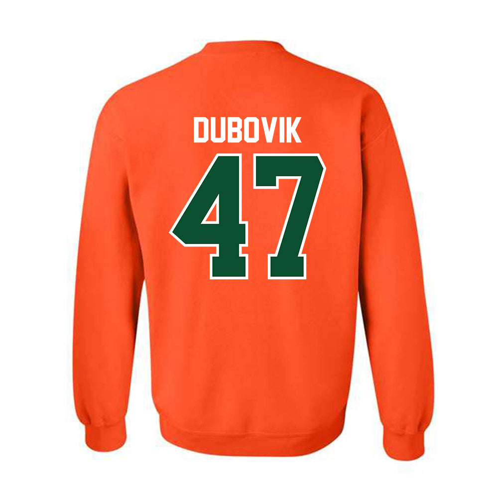 Miami - NCAA Baseball : Dylan Dubovik - Classic Shersey Crewneck Sweatshirt-1