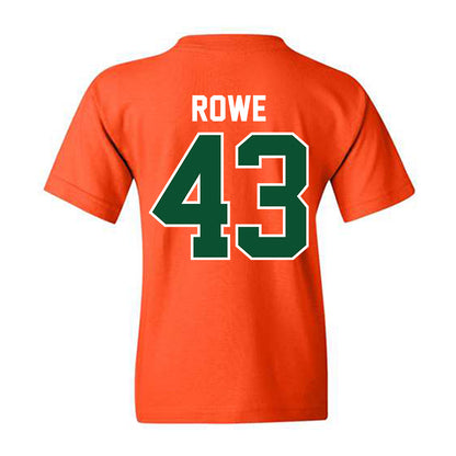 Miami - NCAA Football : Tyler Rowe - Classic Shersey Youth T-Shirt-1