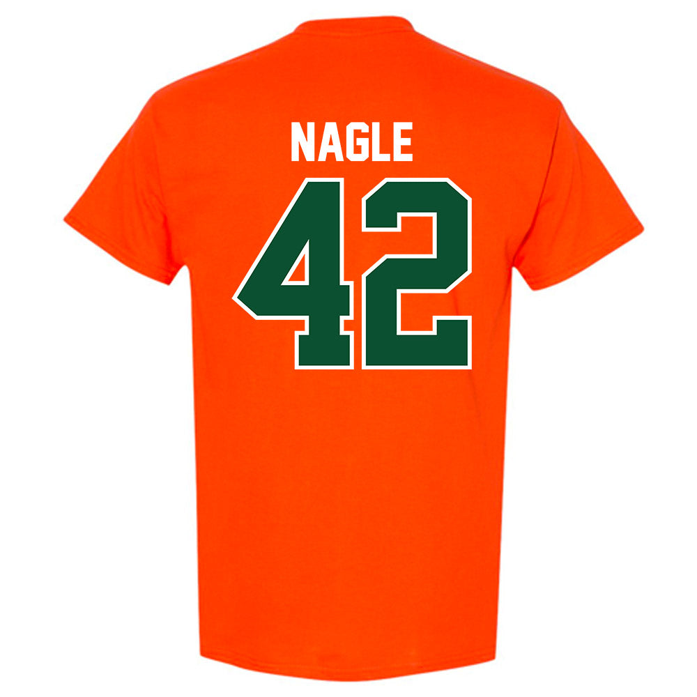 Miami - NCAA Football : Logan Nagle - Classic Shersey T-Shirt-1