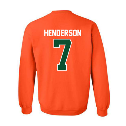 Miami - NCAA Men's Basketball : Shelton Henderson - Classic Shersey Crewneck Sweatshirt-1