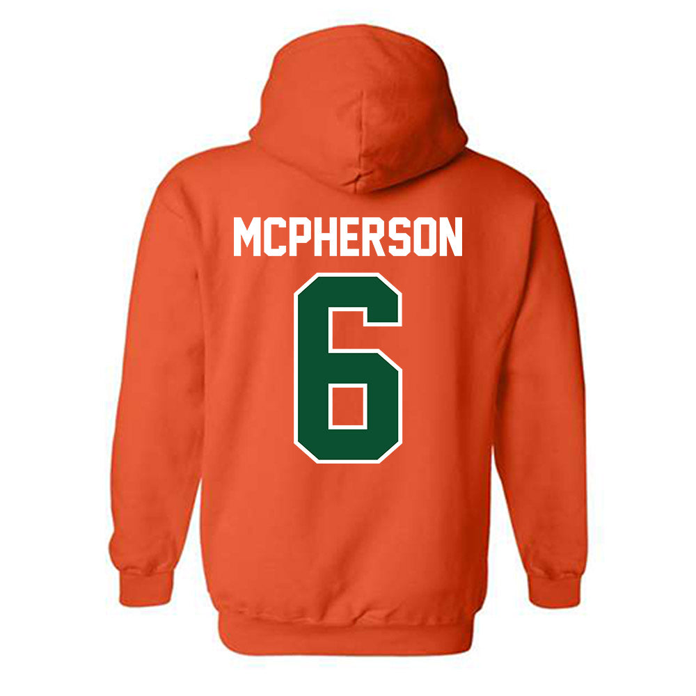 Miami - NCAA Women's Soccer : Jaileah Mcpherson - Classic Shersey Hooded Sweatshirt-1