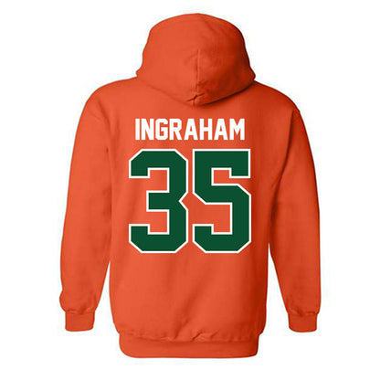 Miami - NCAA Football : Monroe Ingraham - Classic Shersey Hooded Sweatshirt-1