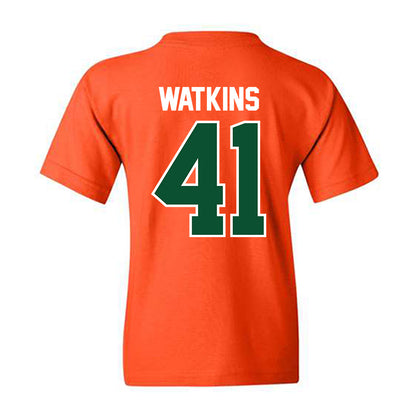 Miami - NCAA Baseball : Jailen Watkins - Classic Shersey Youth T-Shirt-1