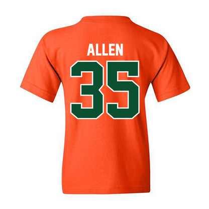Miami - NCAA Men's Basketball : Dante Allen - Classic Shersey Youth T-Shirt-1